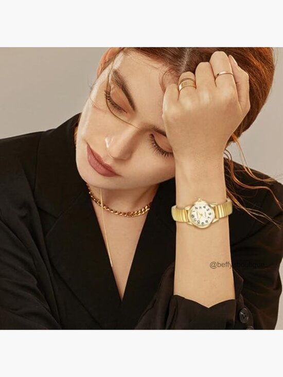 Elegant Analog Watch with Expansion Band and Luminous Dial main image 2
